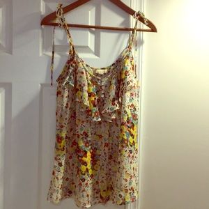 FOREVER 21 Floral sheer tank!